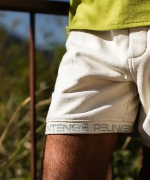 Short sweat Cool crème – tee-shirt outdoor Réunion
