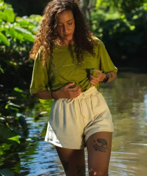 Short sweat Shape crème – tee-shirt outdoor Réunion