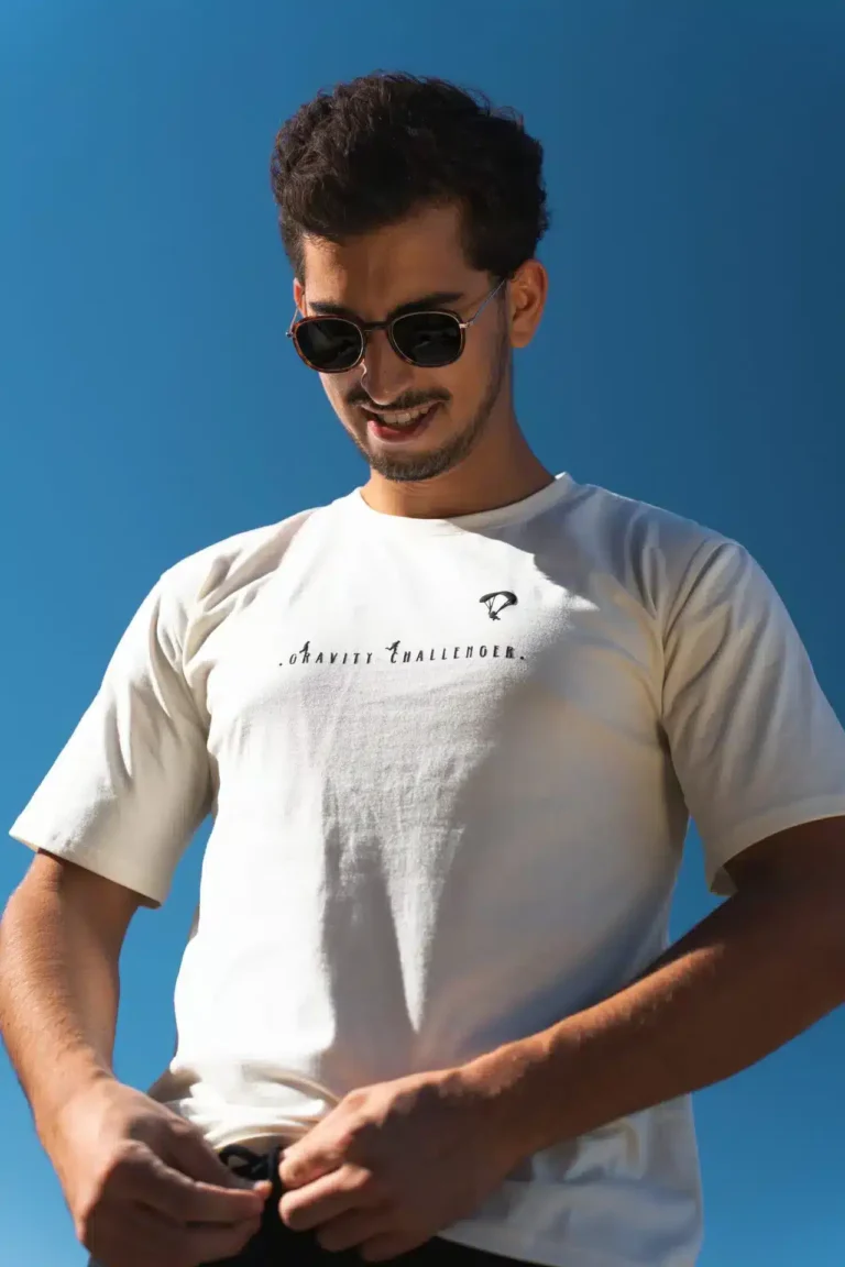 Tee-shirt Minimalist Parapente – tee-shirt outdoor Réunion