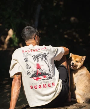 Tee-shirt Iconic Piton de la fournaise – tee-shirt outdoor Réunion