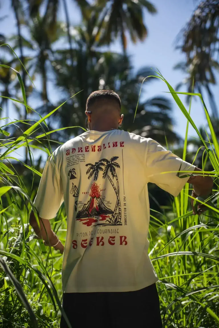 Tee-shirt Iconic Piton de la fournaise – tee-shirt outdoor Réunion