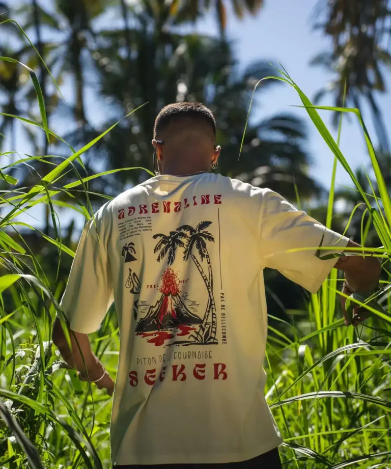 Tee-shirt Iconic Piton de la fournaise – tee-shirt outdoor Réunion