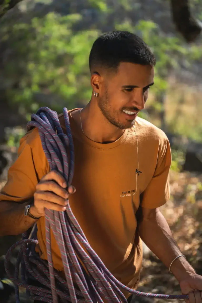 Tee-shirt Minimalist Escalade/canyoning – tee-shirt outdoor Réunion