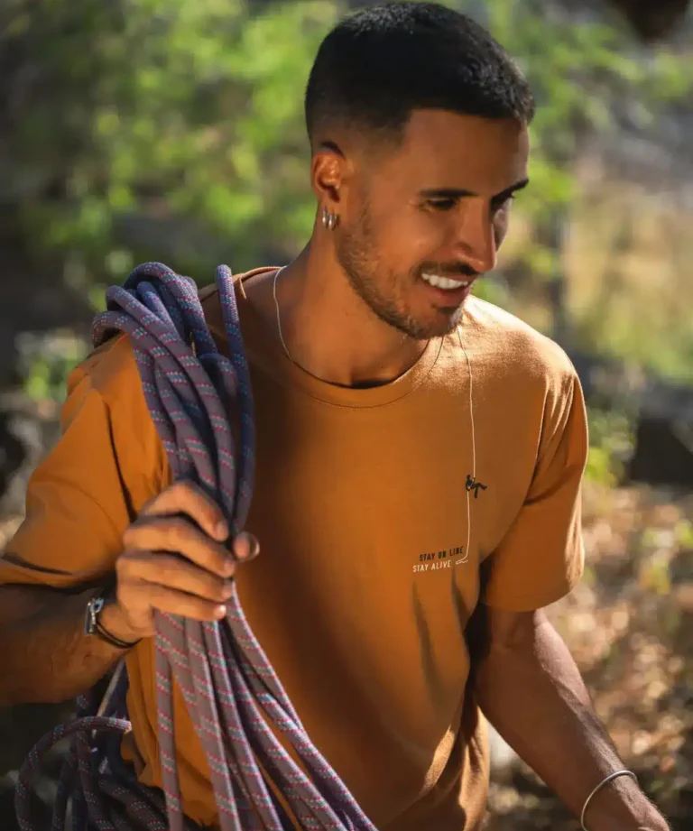 Tee-shirt Minimalist Escalade/canyoning – tee-shirt outdoor Réunion