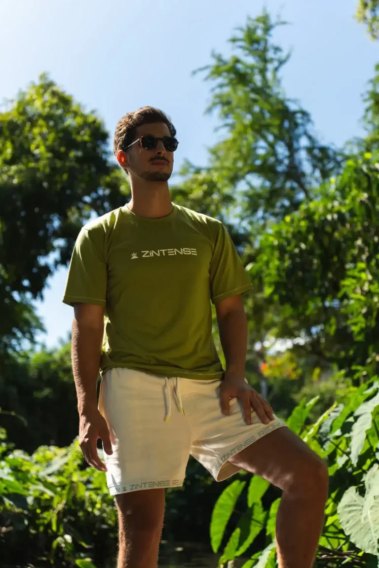 Short sweat Cool crème – tee-shirt outdoor Réunion