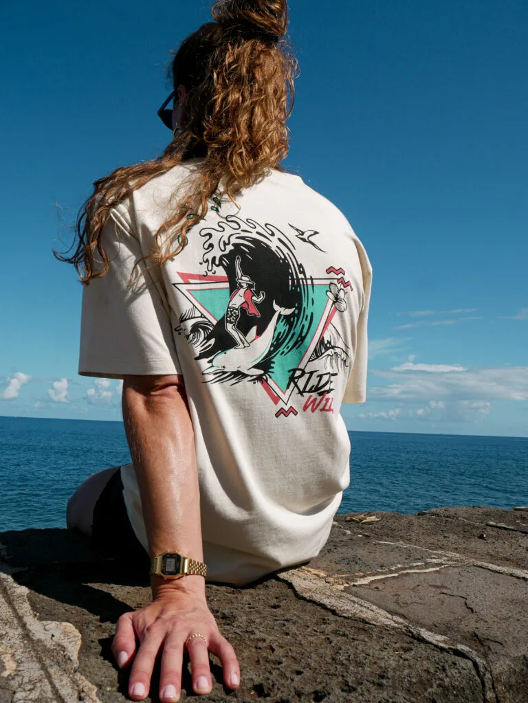 Tee-shirt Wave - Surfeur – tee-shirt outdoor Réunion